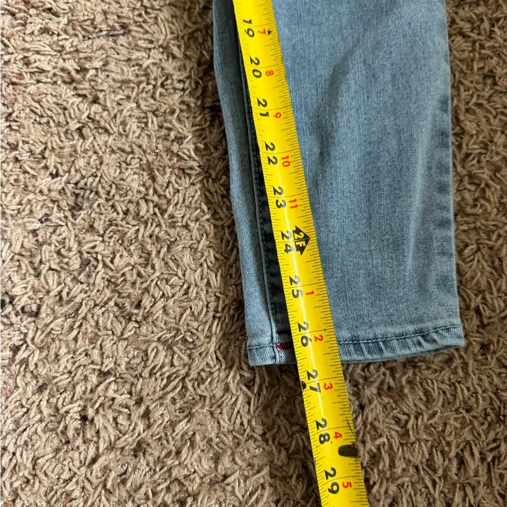 True Religion Halle High Rise Super Skinny Jeans Light Blue size 30 - Picture 5 of 14